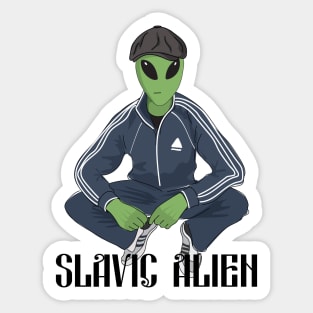 Slavic alien Sticker